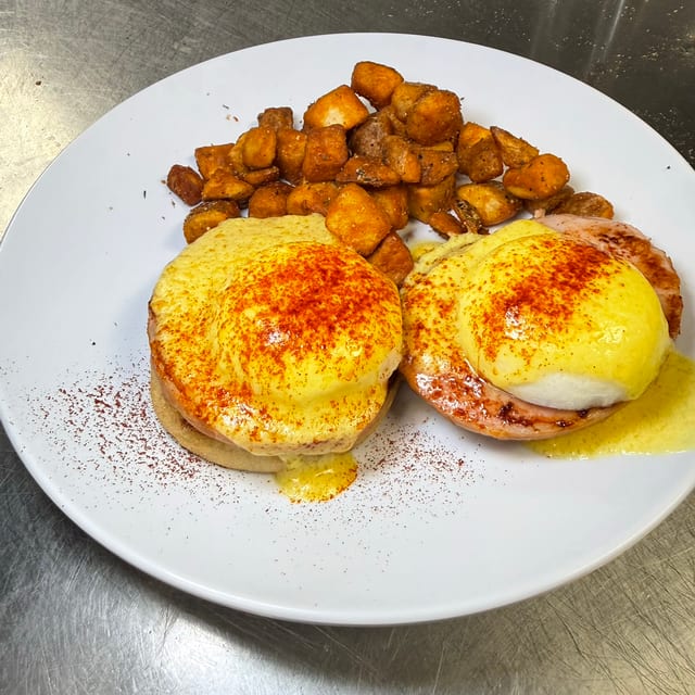Traditional Benedict.